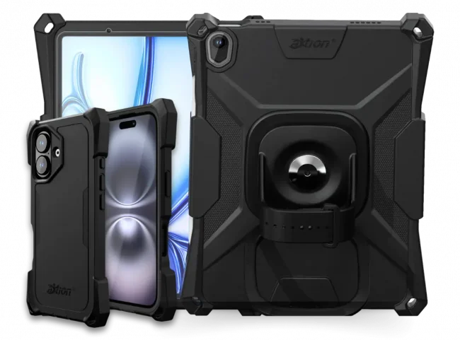 devices in Joy Factory's aXtion cases